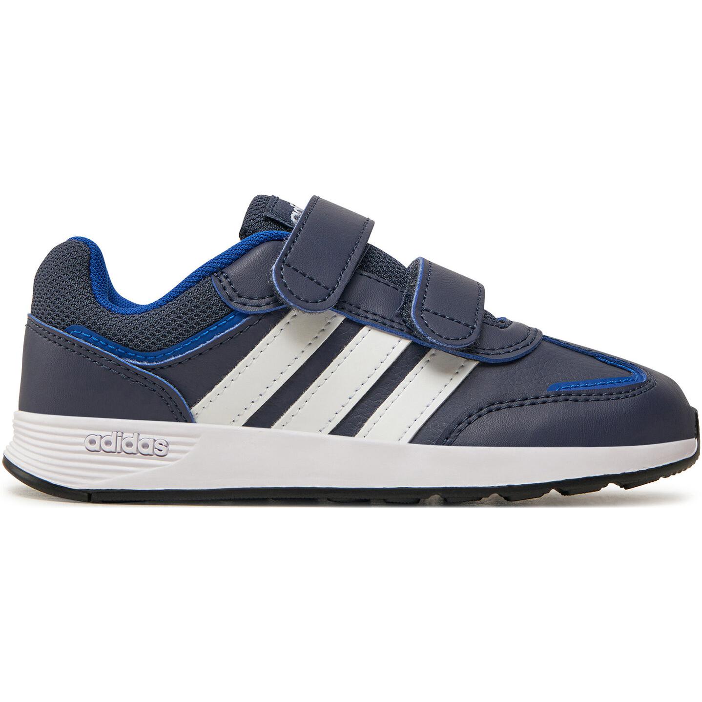 Низкие износостойкие кроссовки TENSAUR для детей от 3 до 7 лет Adidas, синий — фото 2