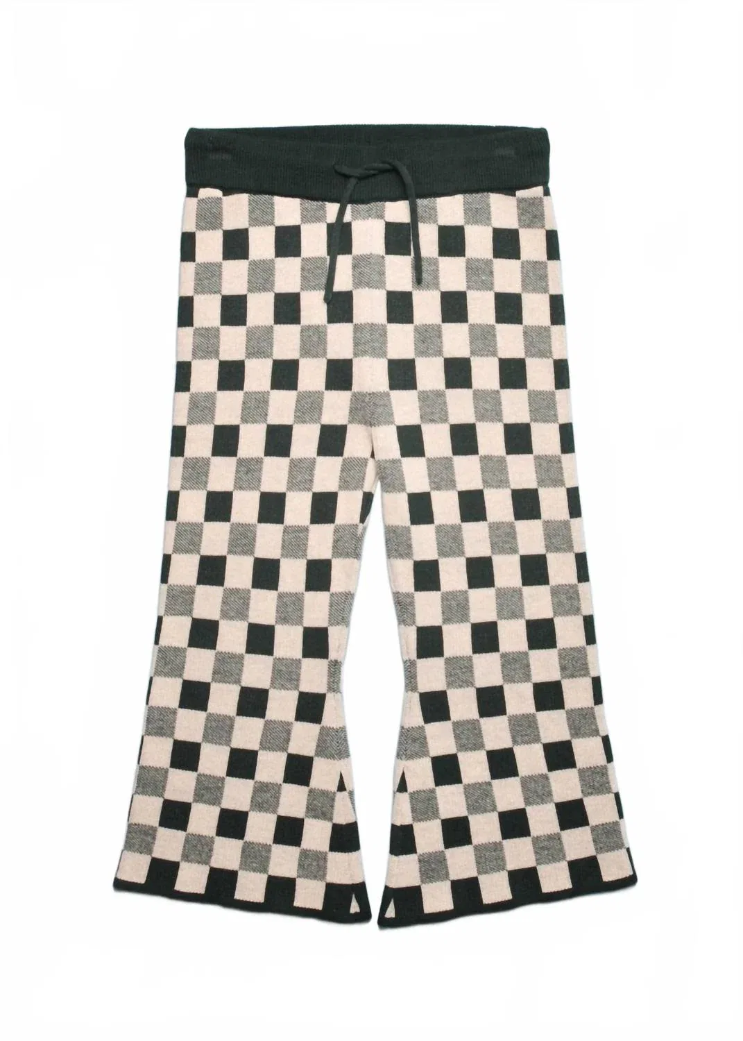 A Monday in Copenhagen Girls Amber Pants In Green Check