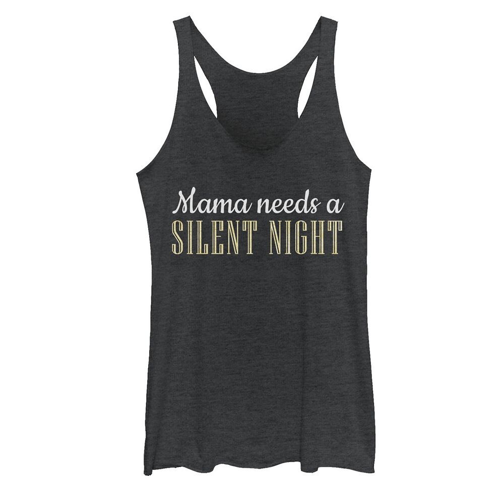 

Модной рождественской маме для юниоров нужна майка Silent Night, цвет Black Heather