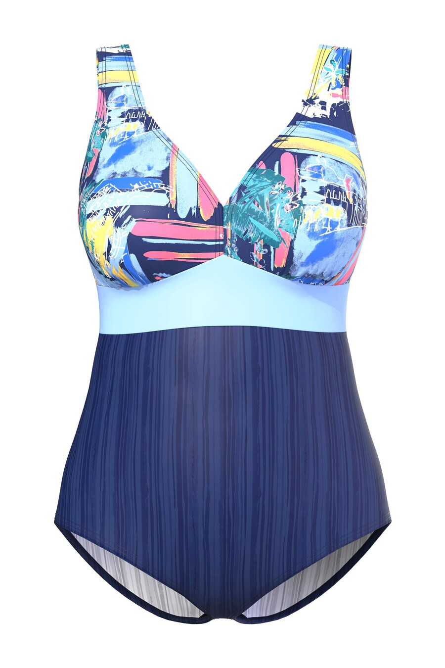 

Купальник Ulla Popken, Indigo/Azure/Dark blue