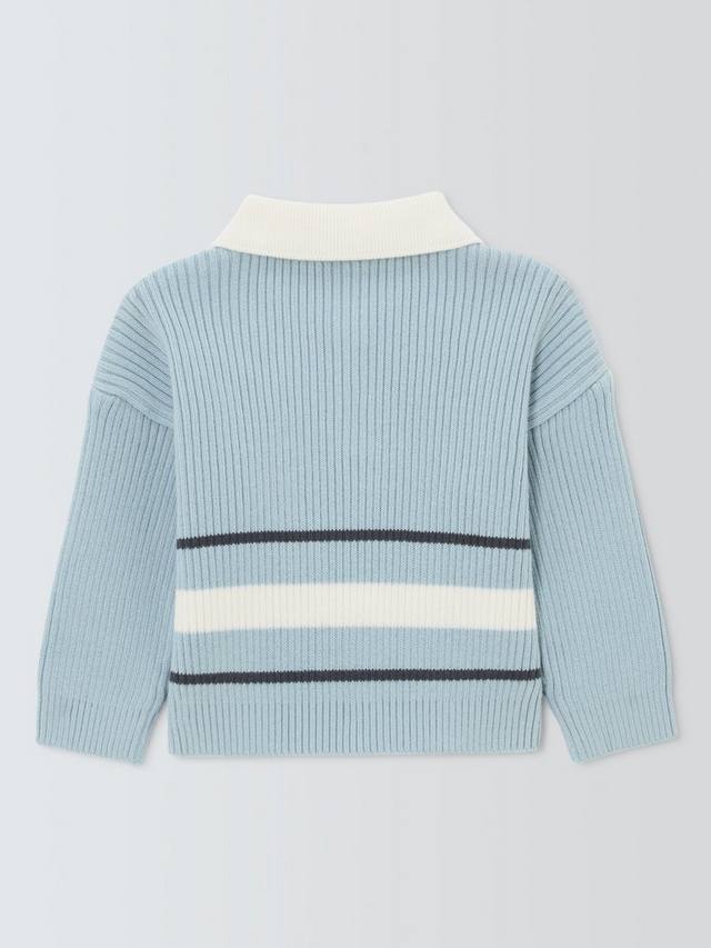 Детский джемпер с отложным воротником John Lewis, Blue — фото 2