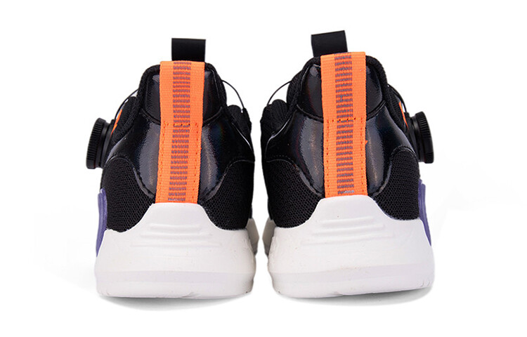 Кроссовки XTEP Kids Lifestyle Shoes GS Low-top Black/Orange/Purple — фото 4