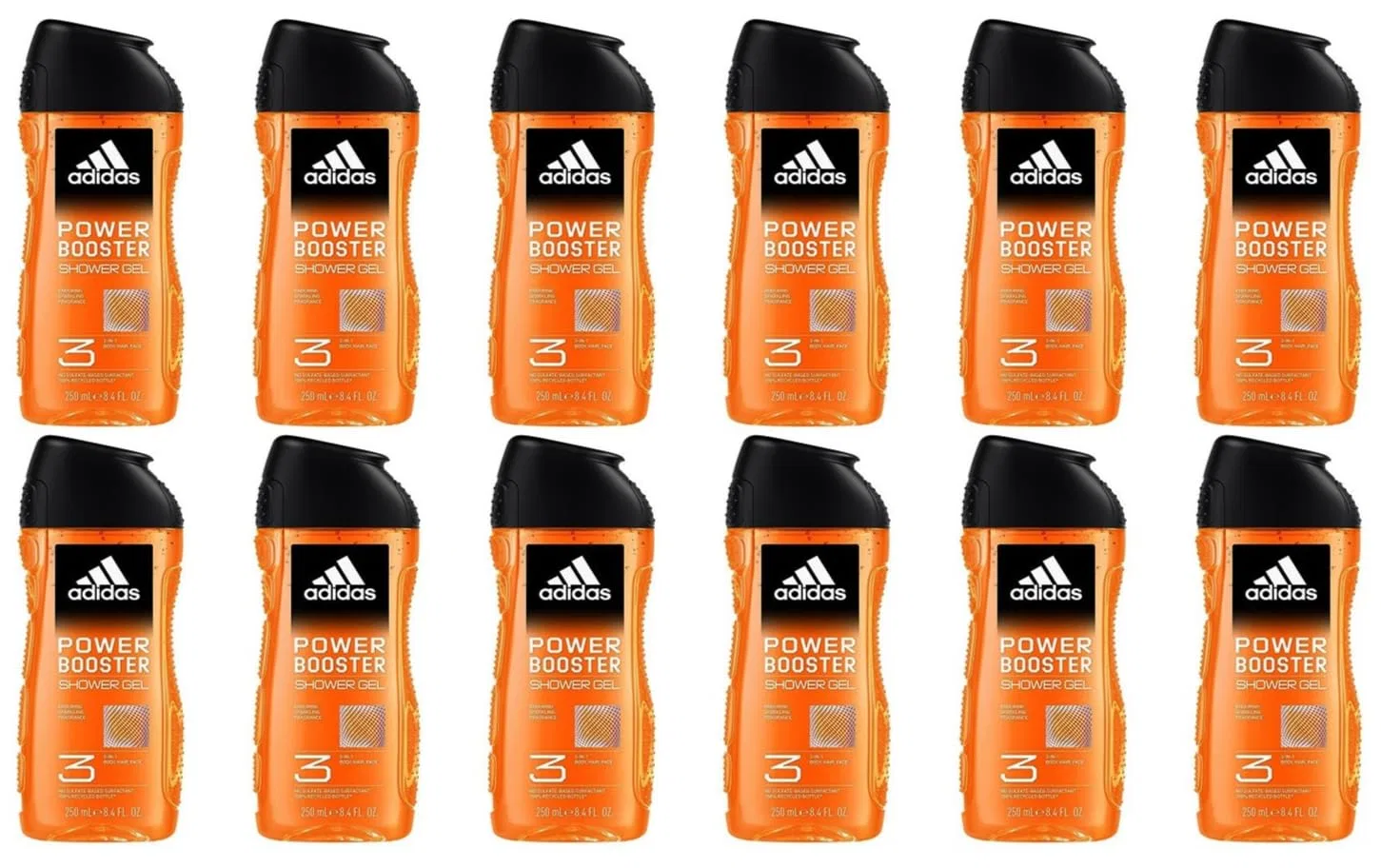 Гель для душа adidas Power Booster, 250 мл (12 шт.) Adidas