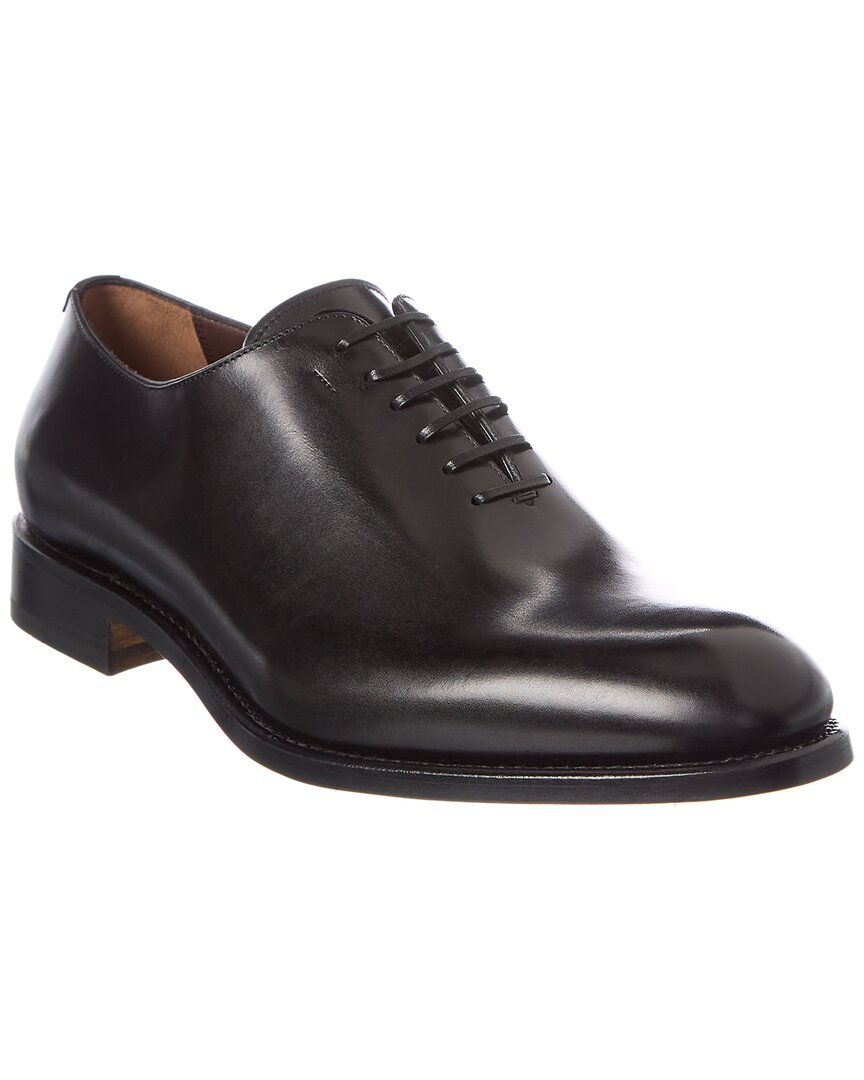 

Ferragamo Angiolo Leather Oxford Salvatore Ferragamo, Nero