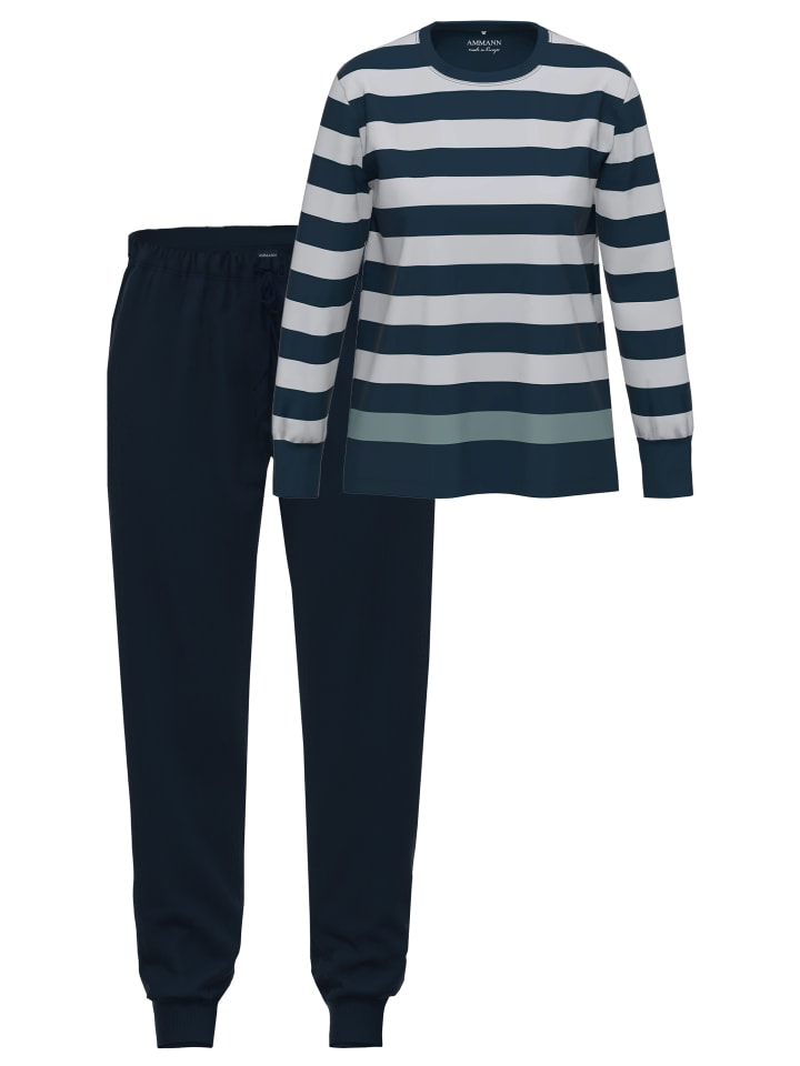 

Ammann Пижама Night & Home синего цвета