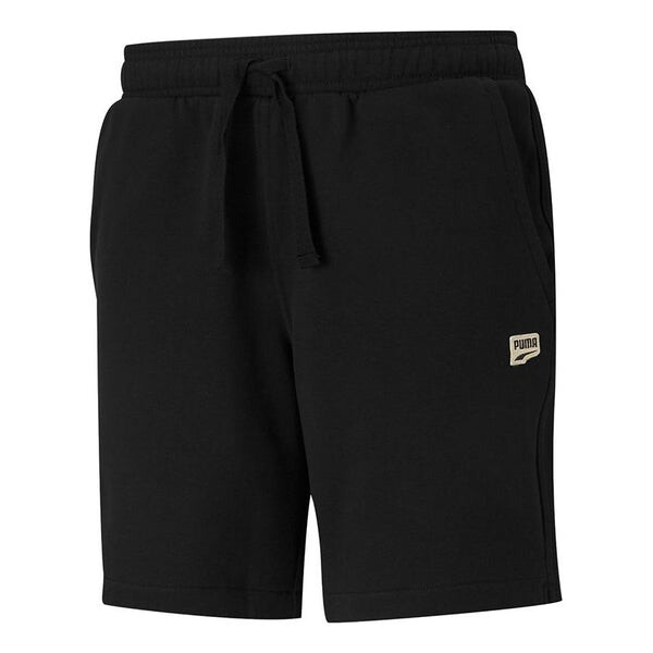 

Шорты downtown shorts 'black white' Puma, черный