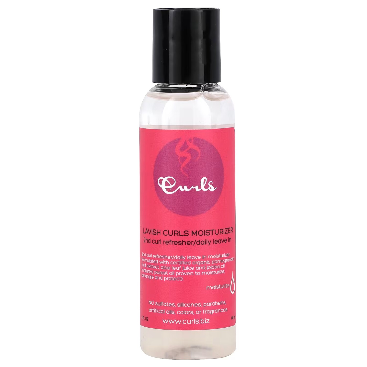 

Curls Lavish Curls Увлажняющее средство, 2 жидких унции (60 мл)