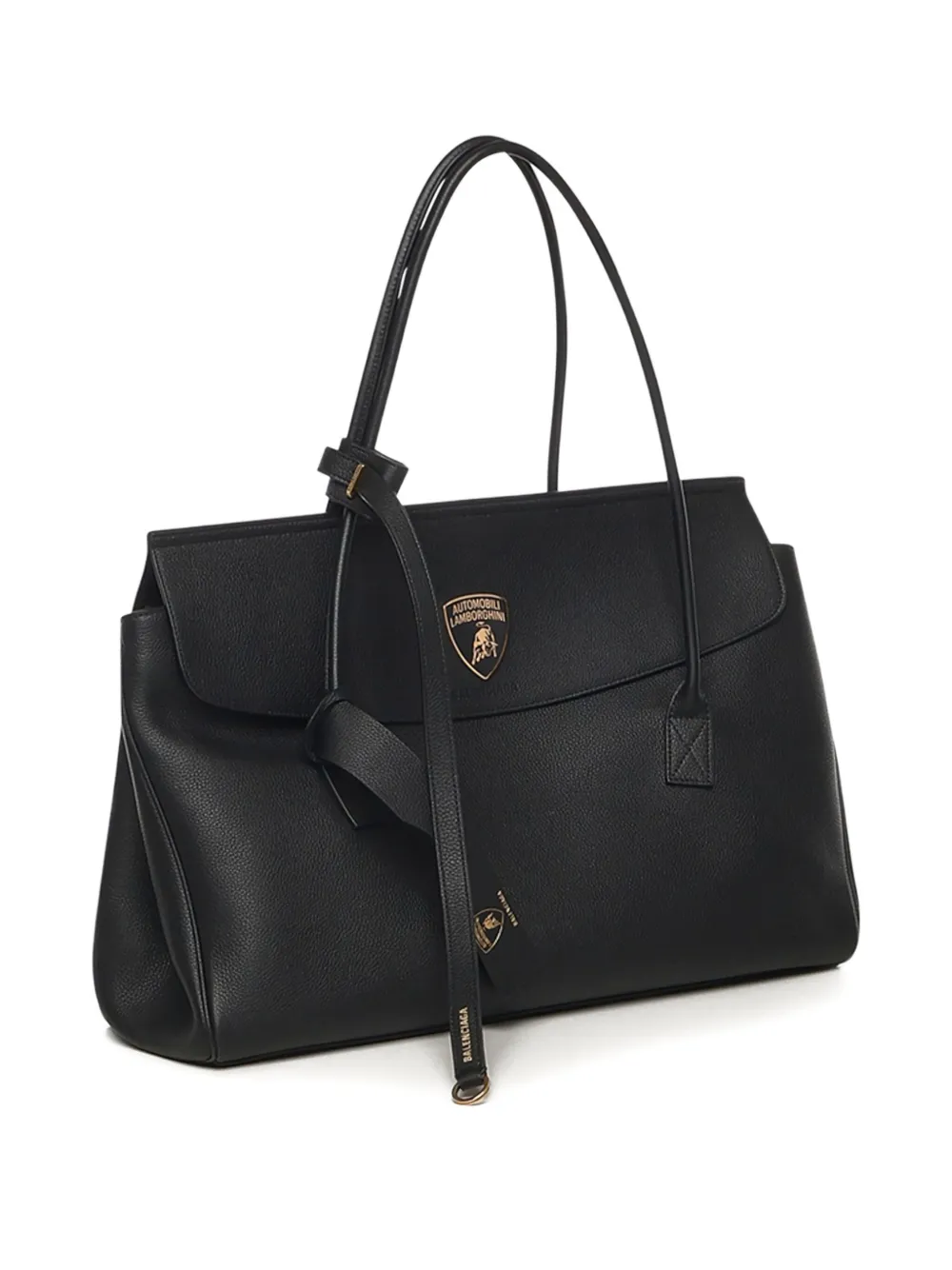 Сумка Automobili Lamborghini Carrie Carry BALENCIAGA, черный — фото 3