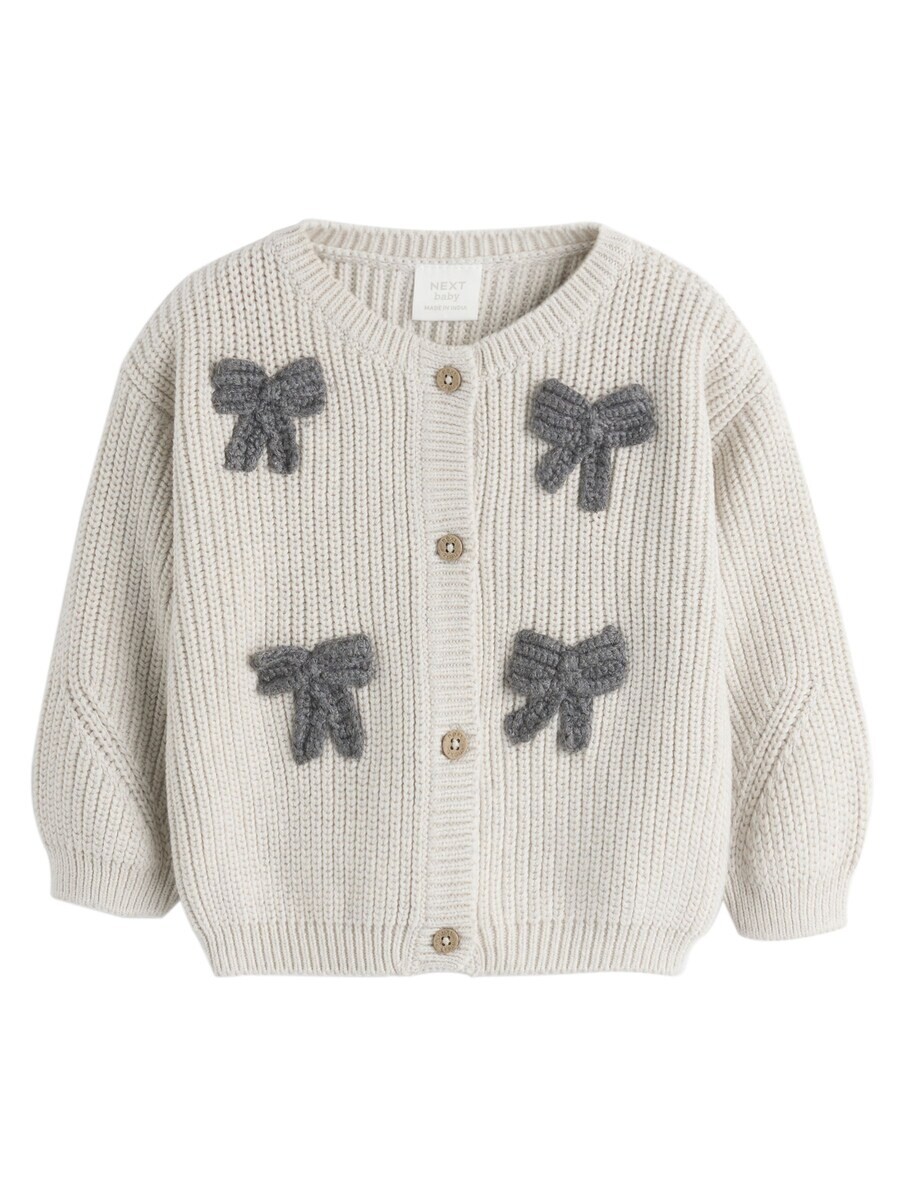

Вязаный кардиган Next Knit Cardigan, бежевый