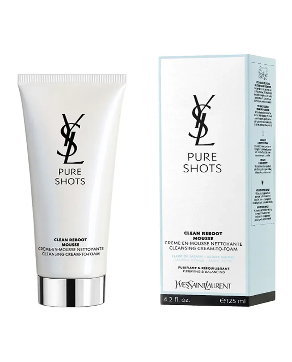 Очищающее средство для лица Pure Shots Clean Reboot 125 мл Yves Saint Laurent — фото 2