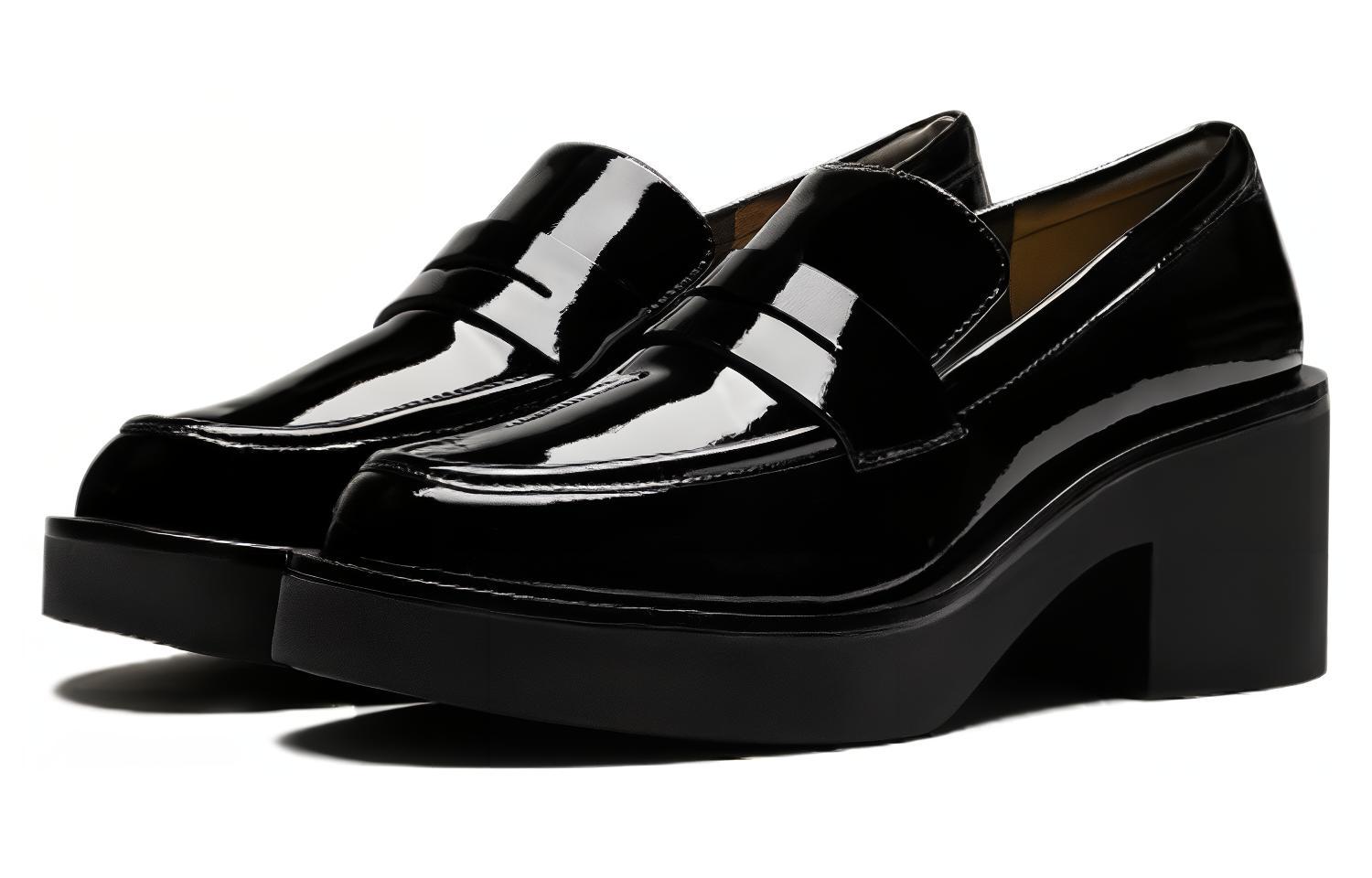 Stuart Weitzman Стюарт Вайцман Лоферы женские черные, цвет Black — фото 4
