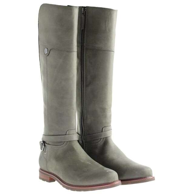 Женские сапоги Ariat Carden h20 высокие кожаные, зеленый — фото 2