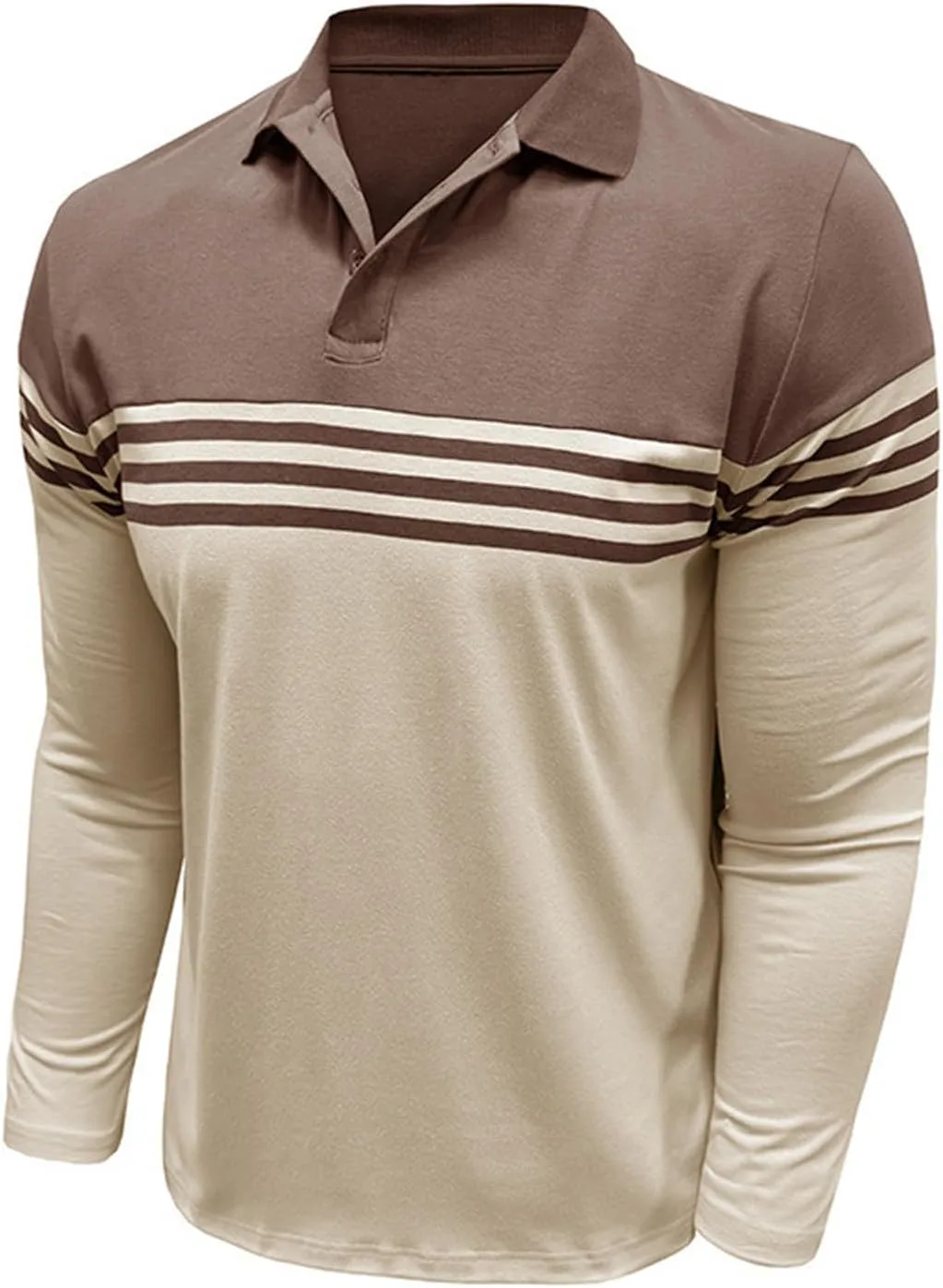 

Мужская поло контрастного цвета с тремя пуговицами NJNJGO