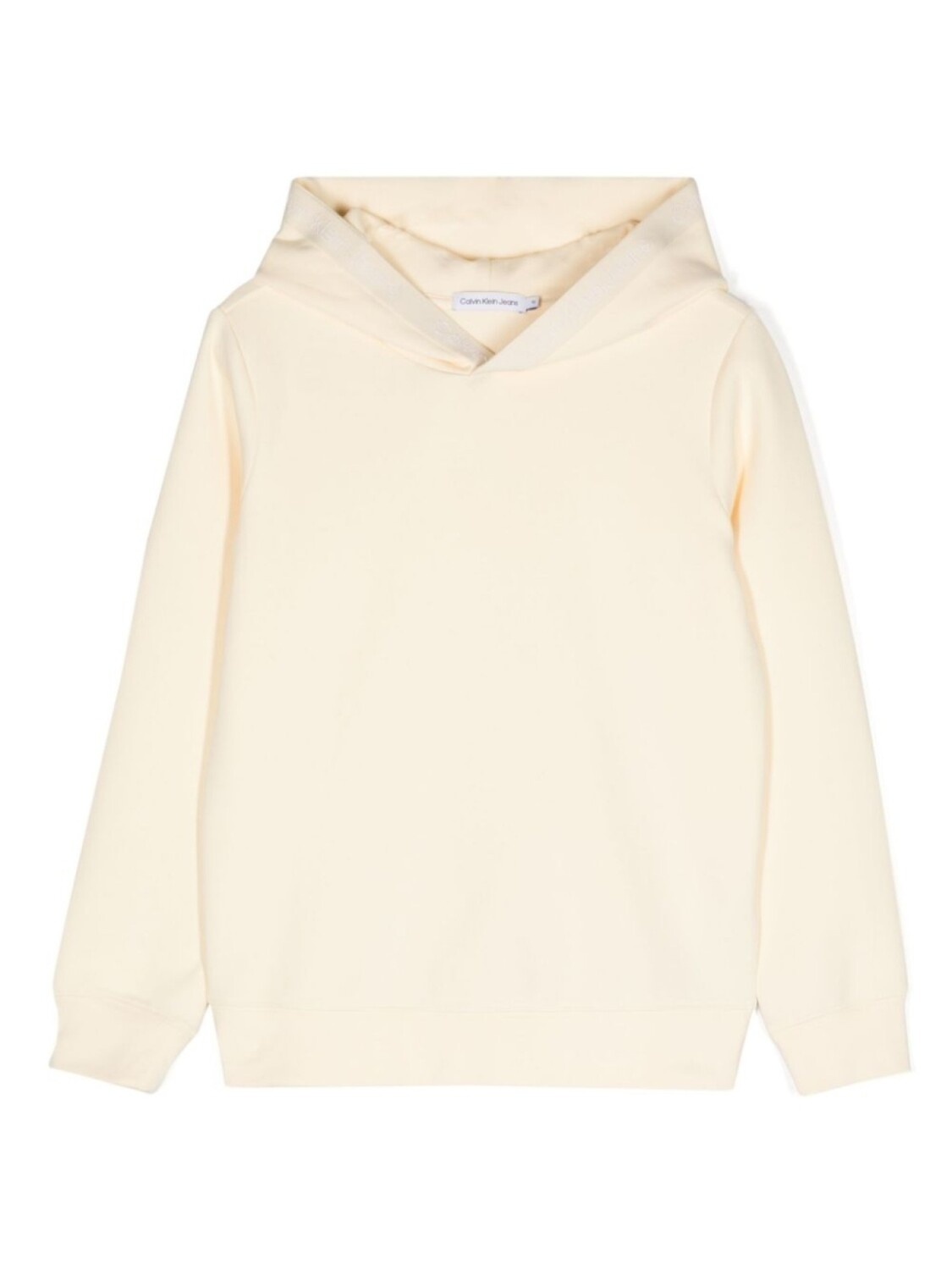 

Худи из джерси с логотипом Calvin Klein Kids, желтый
