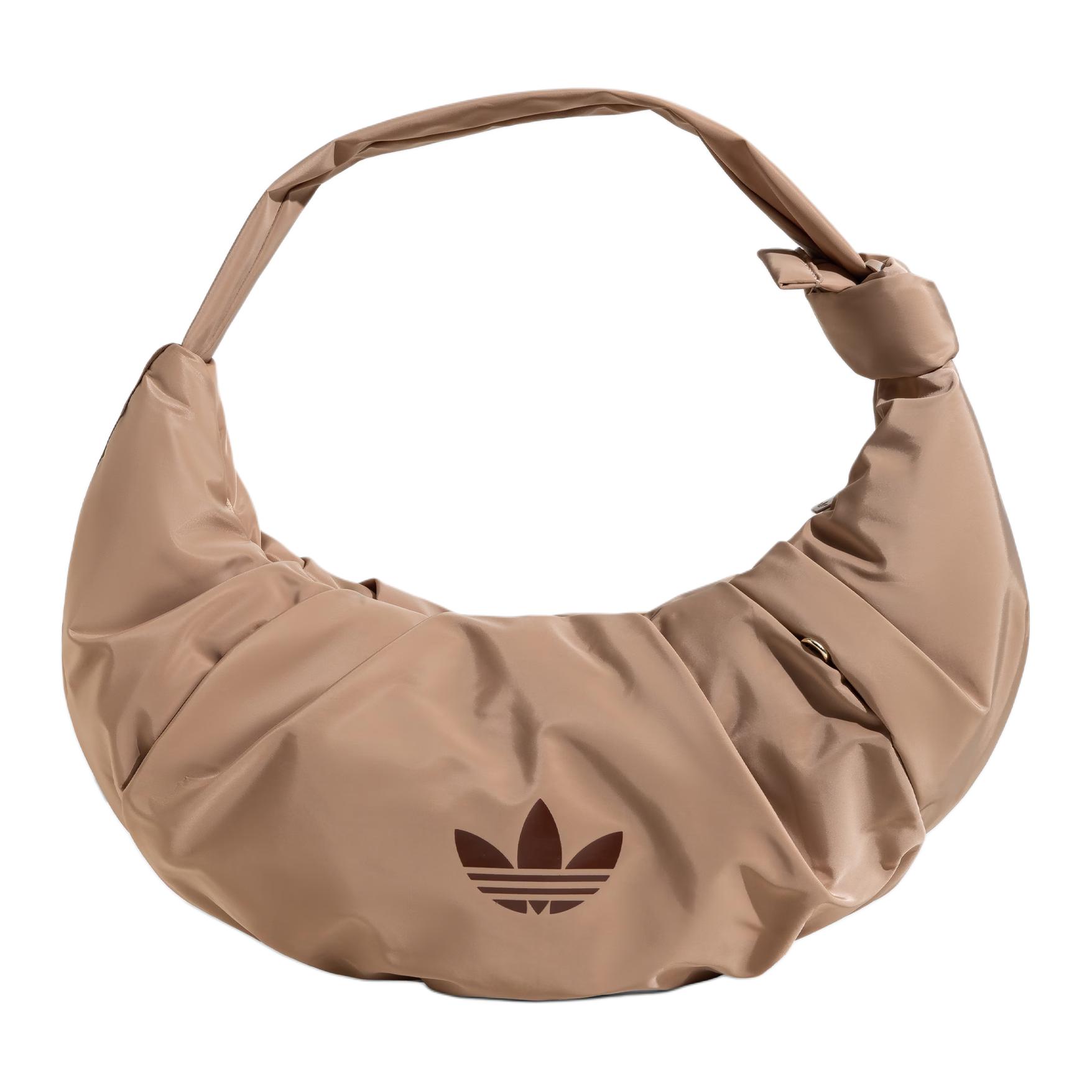 

Adidas Originals Переработанный полиэстеровый рогалик сумка облачная сумка наплечная сумка тубас женская теплый песок, Warm Sand