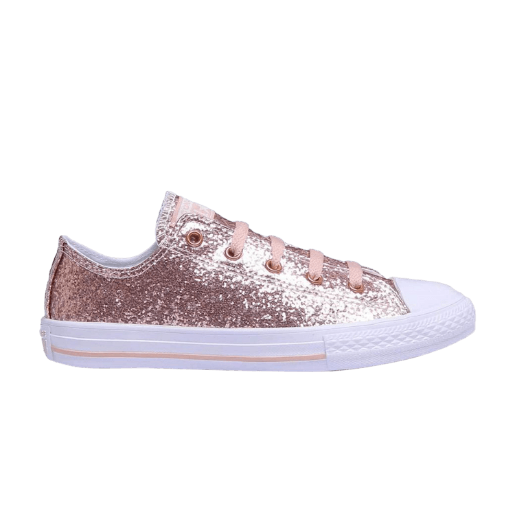

Кроссовки Converse Chuck Taylor All Star Low GS 'Dusk Pink Glitter', розовый