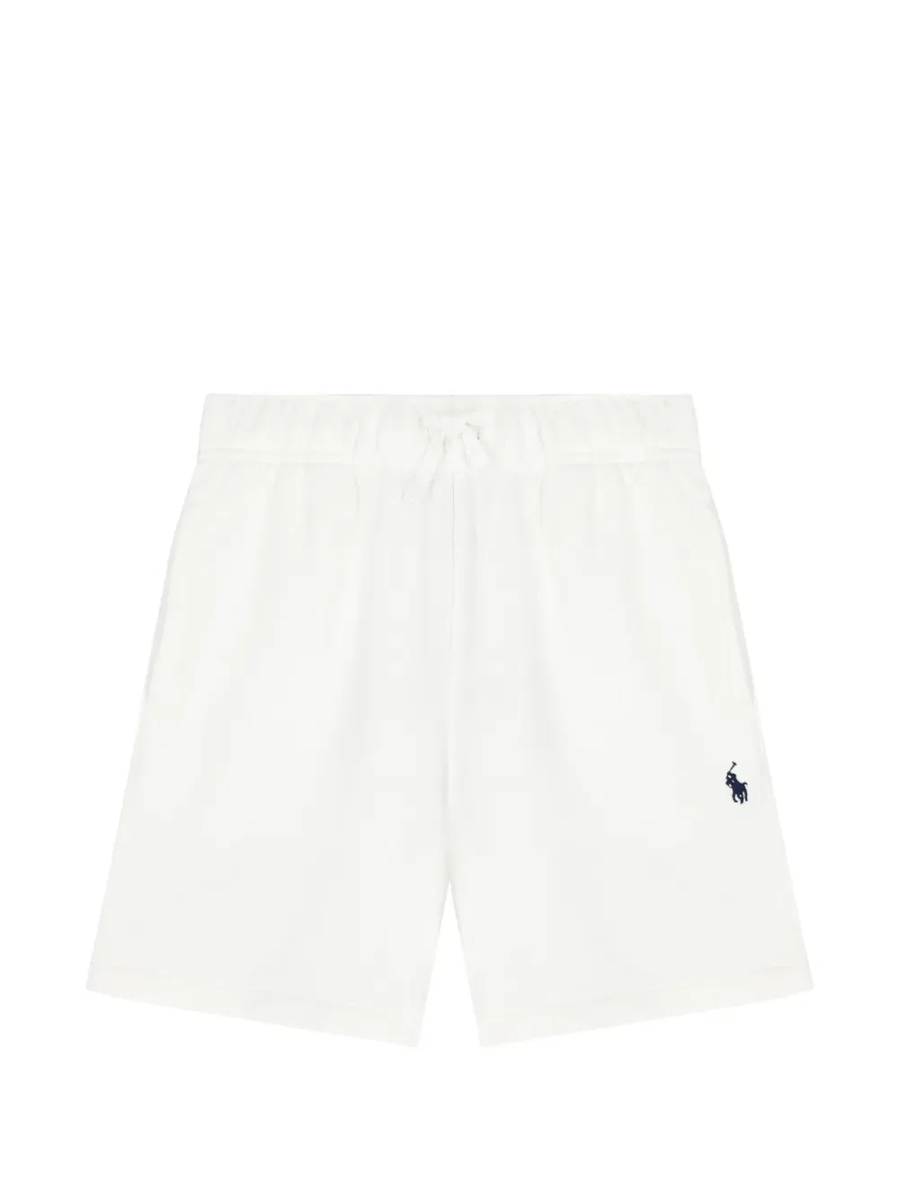 Шорты с логотипом и завязками Polo Ralph Lauren Kids, белый