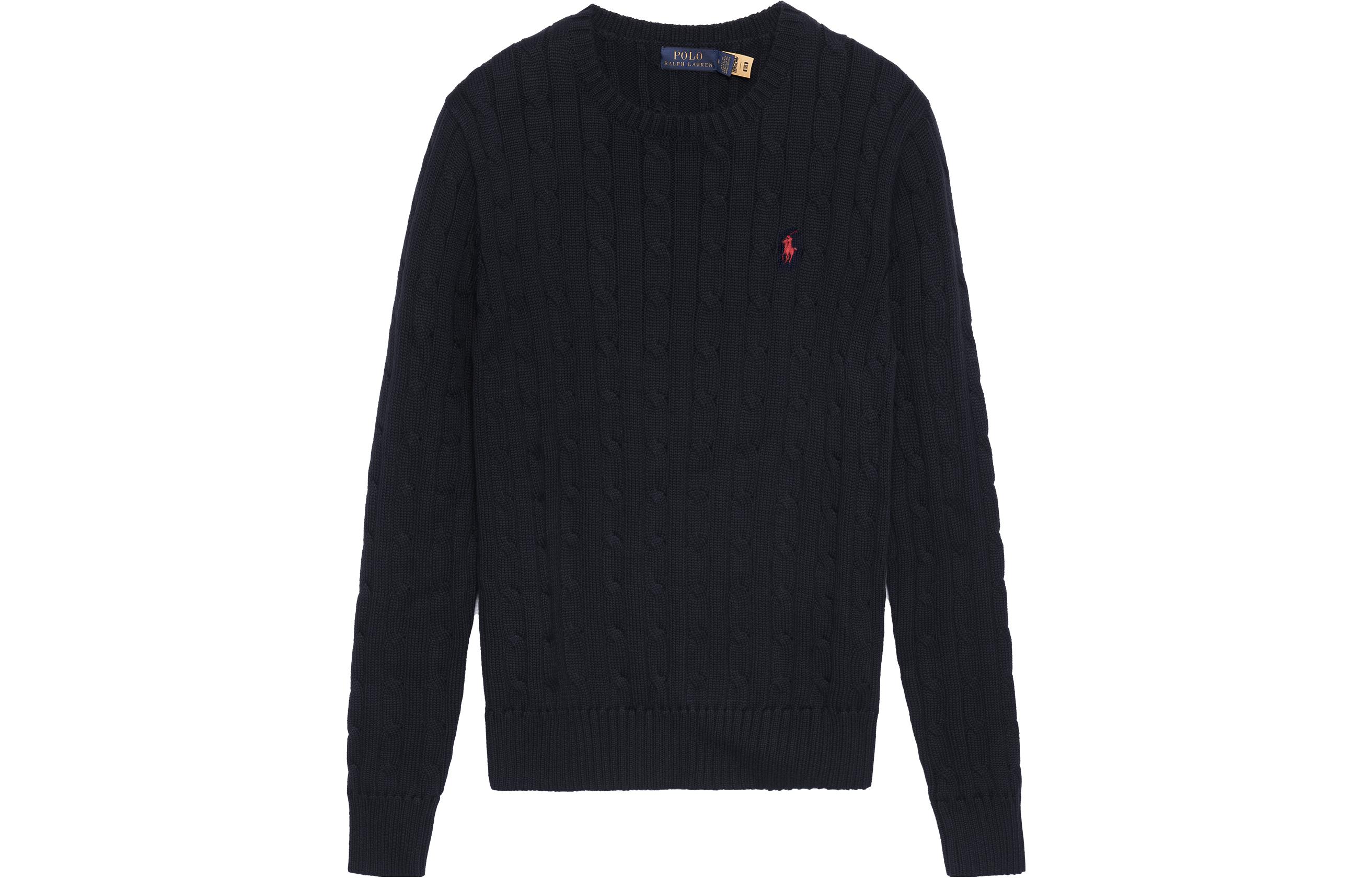 Polo Ralph Lauren Джемпер с кабельной вязкой и вышитым логотипом — фото 3