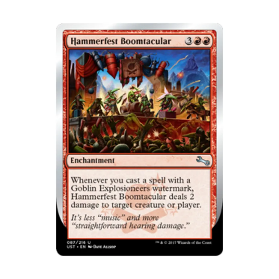 

CCG Хаммерфест Бумтакуляр (U), MTG - Unstable