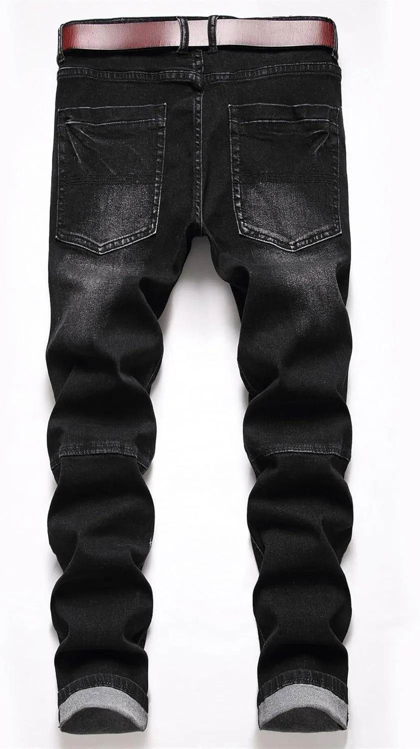 Джинсы, Slim-Fit, Black — фото 4