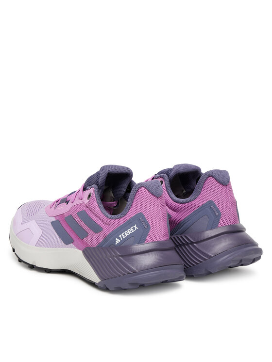 Беговые кроссовки Terrex Soulstride RAIN.RDY Trail JR7070 Adidas, фиолетовый — фото 3