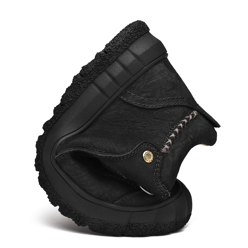 Полуботинки Martin Unisex Season Ram, тёмно-коричневые (на флисовой подкладке) — фото 4