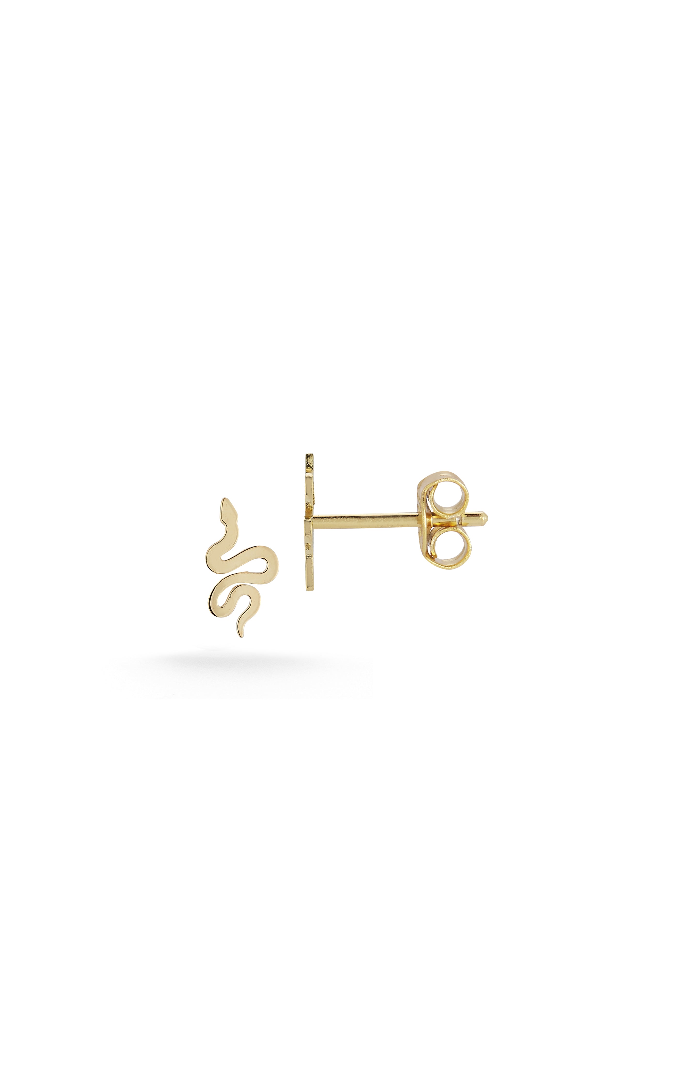 

Серьги-гвоздики в форме змеи из итальянского золота 14 карат Ember Fine Jewelry, 14K Gold