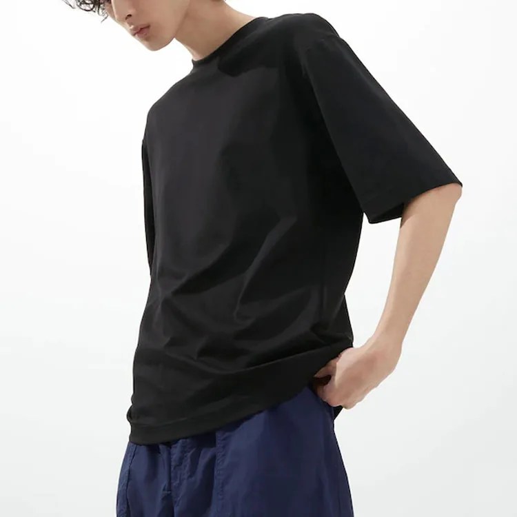UNIQLO Футболка U Collection SS23 унисекс черная — фото 4