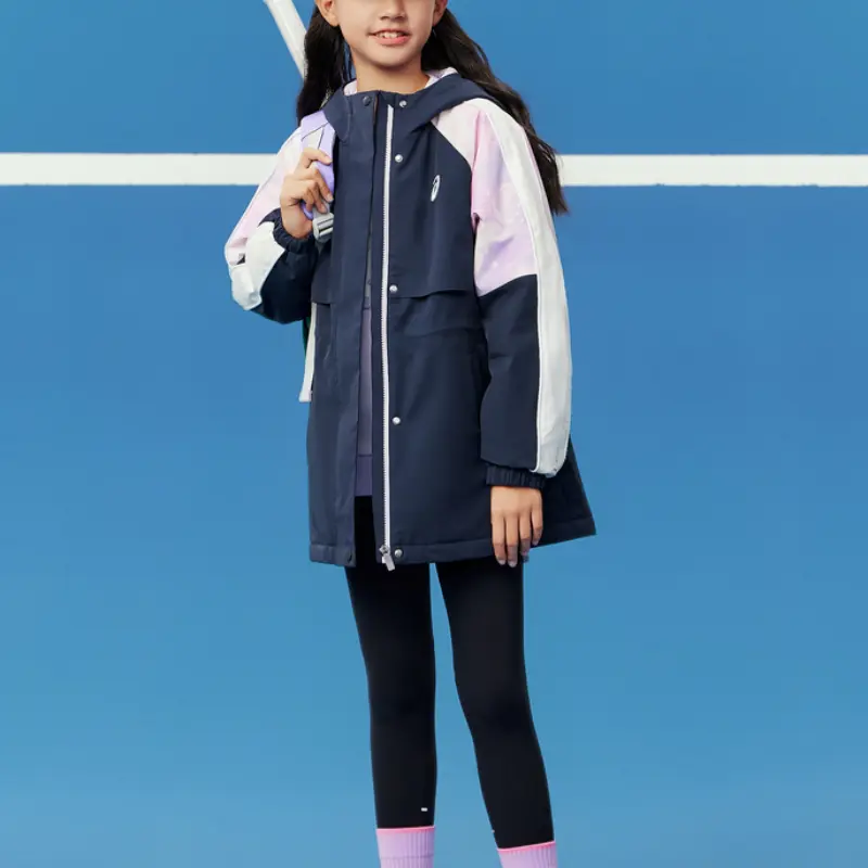 ASICS Спортивная куртка с мягкой подкладкой navy blue для подростков — фото 4