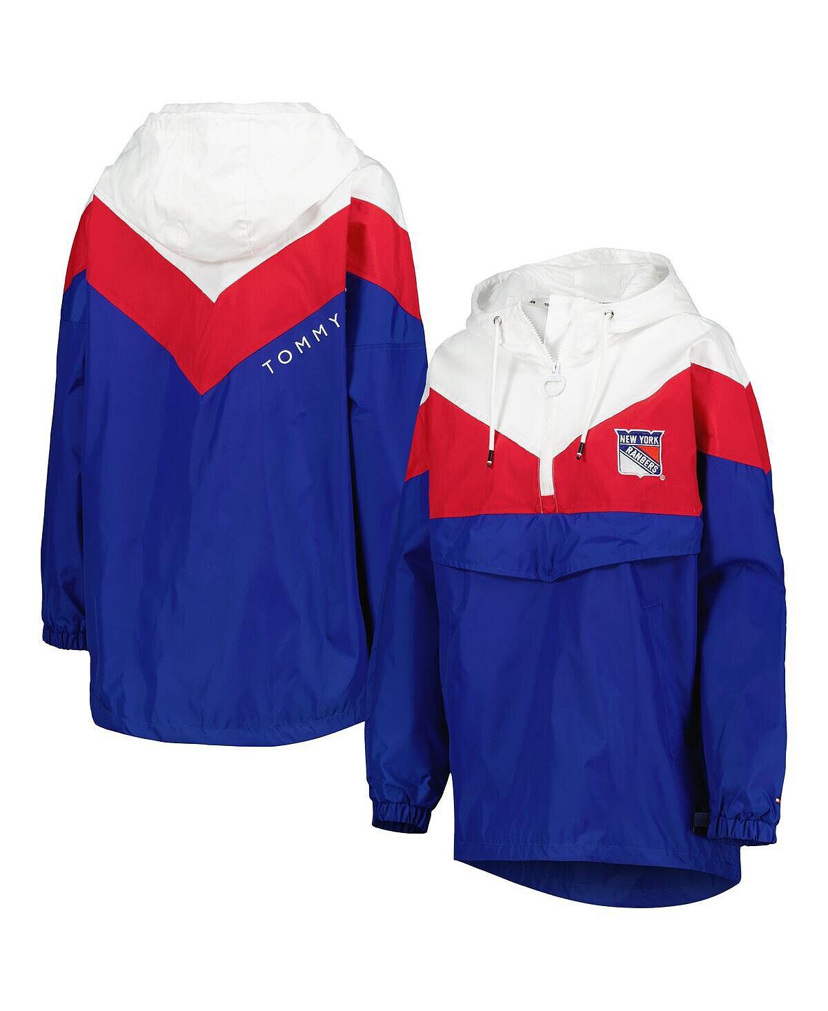 

Женская сине-красная ветровка с молнией до половины длины New York Rangers Staci Tommy Hilfiger, Красный, Женская сине-красная ветровка с молнией до половины длины New York Rangers Staci Tommy Hilfiger