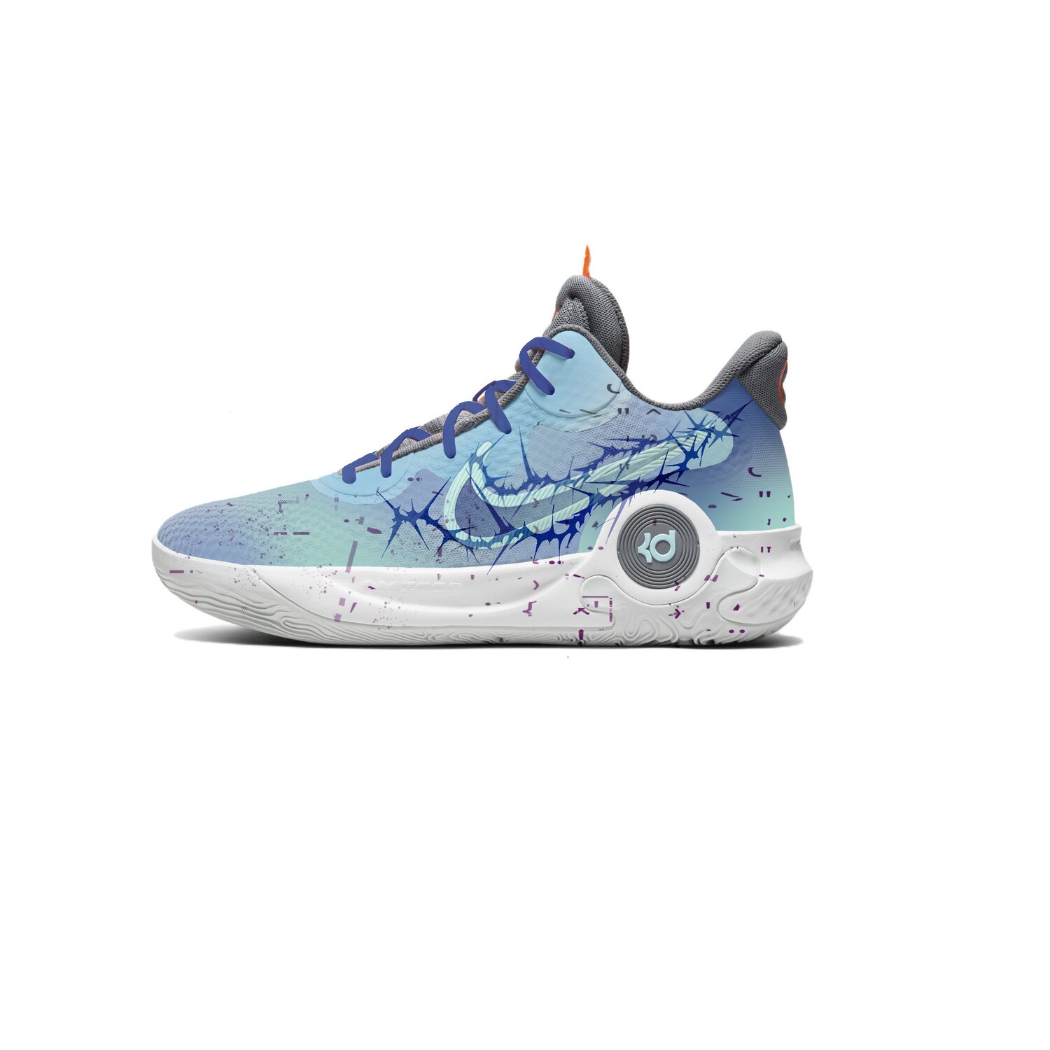 

Баскетбольные кроссовки Trey 5 Basketball Shoes Unisex Mid-Top Blue Nike