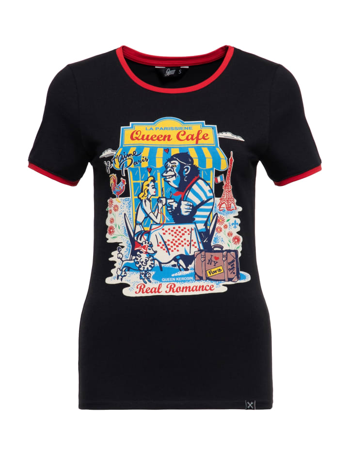 

Футболка Queen Kerosin Ringer Настоящая романтика черного цвета Queen Kerosin, Черный, Футболка Queen Kerosin Ringer Настоящая романтика черного цвета Queen Kerosin