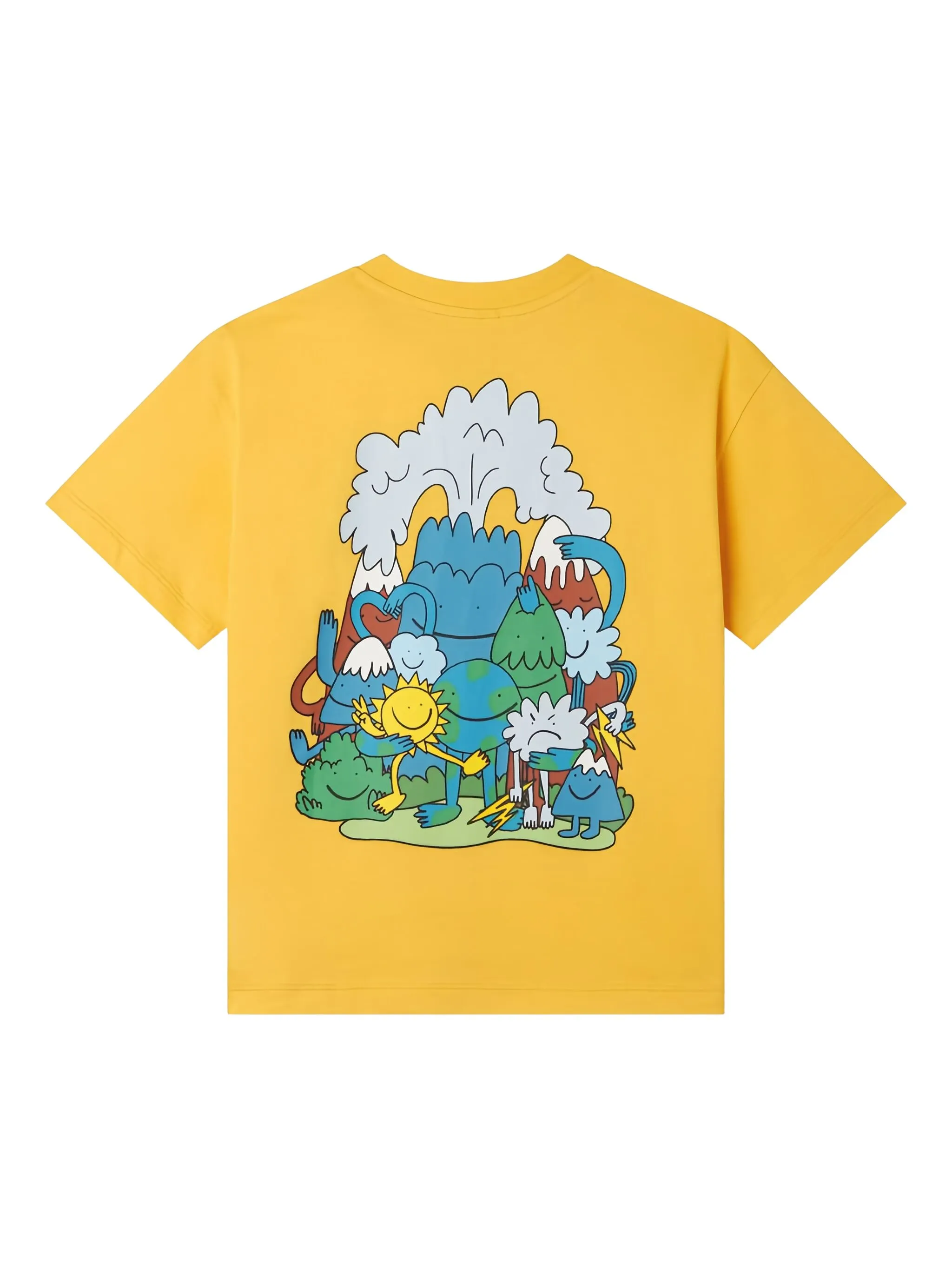 

Футболка с принтом Stella Mccartney Kids, оранжевый