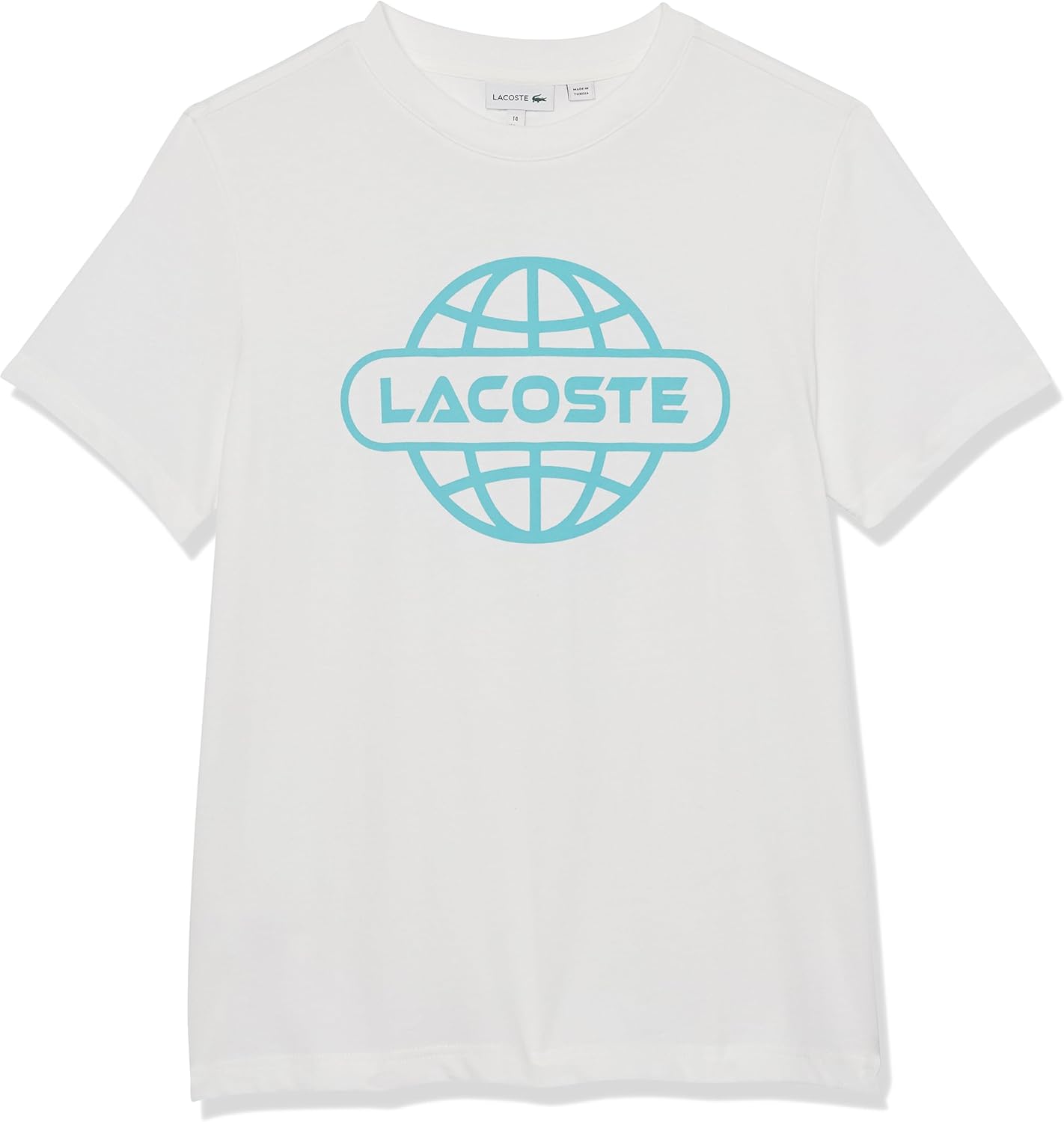 

Футболка Lacoste Unisex-Adult с коротким рукавом и принтом глобуса, Blanc, Белый, Футболка Lacoste Unisex-Adult с коротким рукавом и принтом глобуса, Blanc