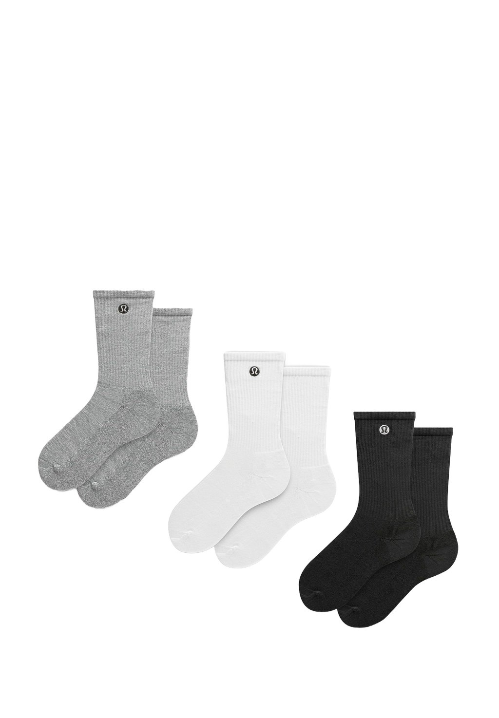 

Спортивные носки DAILY ESSENTIAL 3 PACK lululemon, белый