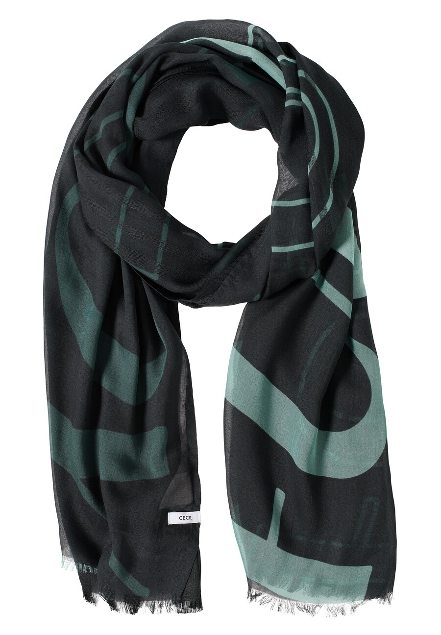

Шарф CECIL, Jade/Dark green