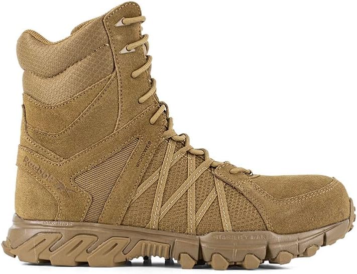 Мужские ботинки Reebok Work Trailgrip Tactical 6 WP с боковой молнией, Coyote — фото 2