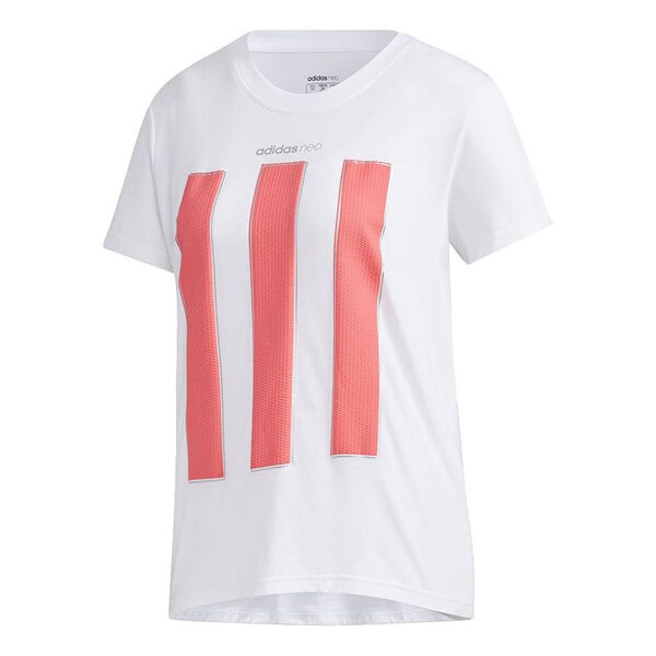 

Футболка neo cs tee 1 повседневные спортивные дышащие с коротким рукавом Adidas, белый