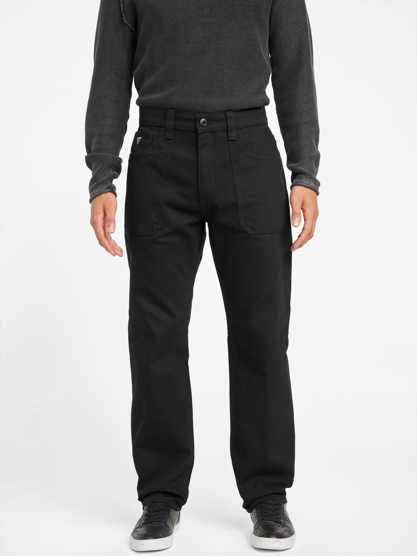 

Джинсы Malcom Relaxed Straight Guess Factory, черный