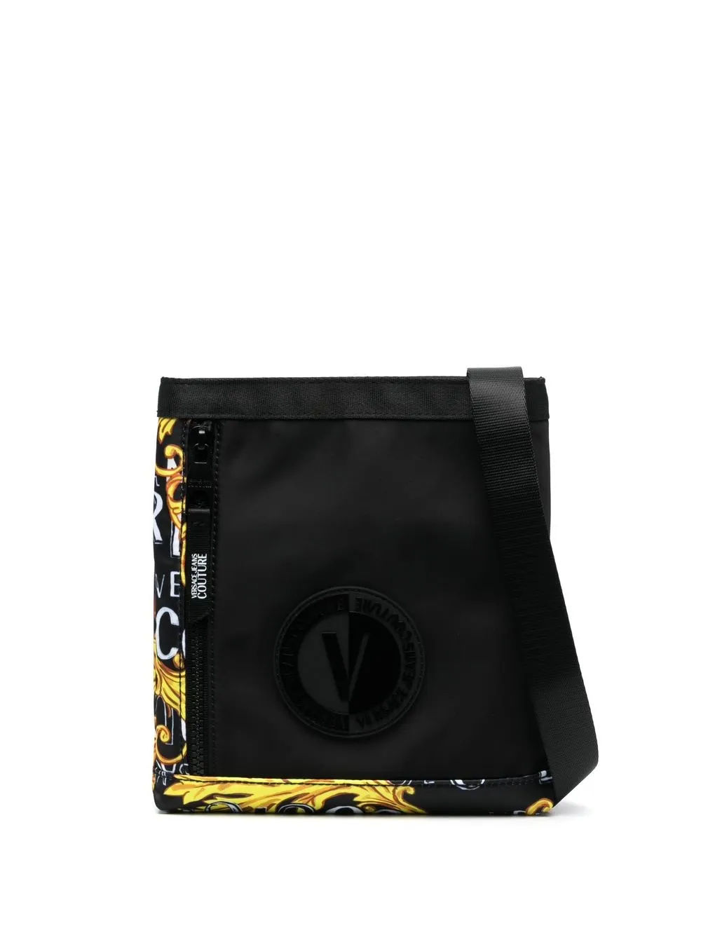 

Сумка-мессенджер с нашивкой-логотипом Versace Jeans Couture, черный