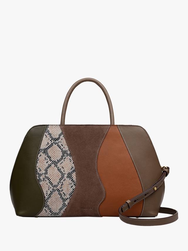 

Сумка-хобо Liverpool Street из замши и кожи Radley, Coffee