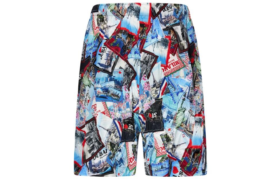 

Шорты Allover Cities Balenciaga, цвет Multicolor