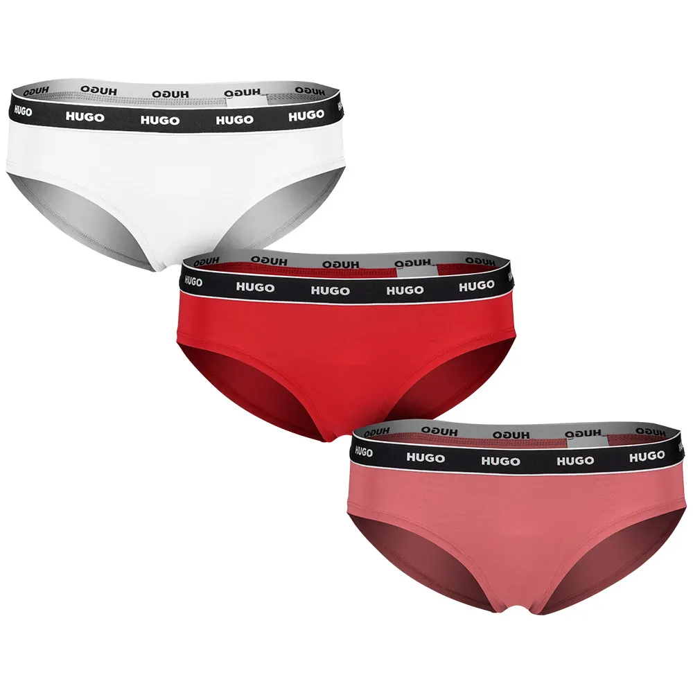 

HUGO 10272521 01 Трусики-слипы, 3 шт, мультиколор