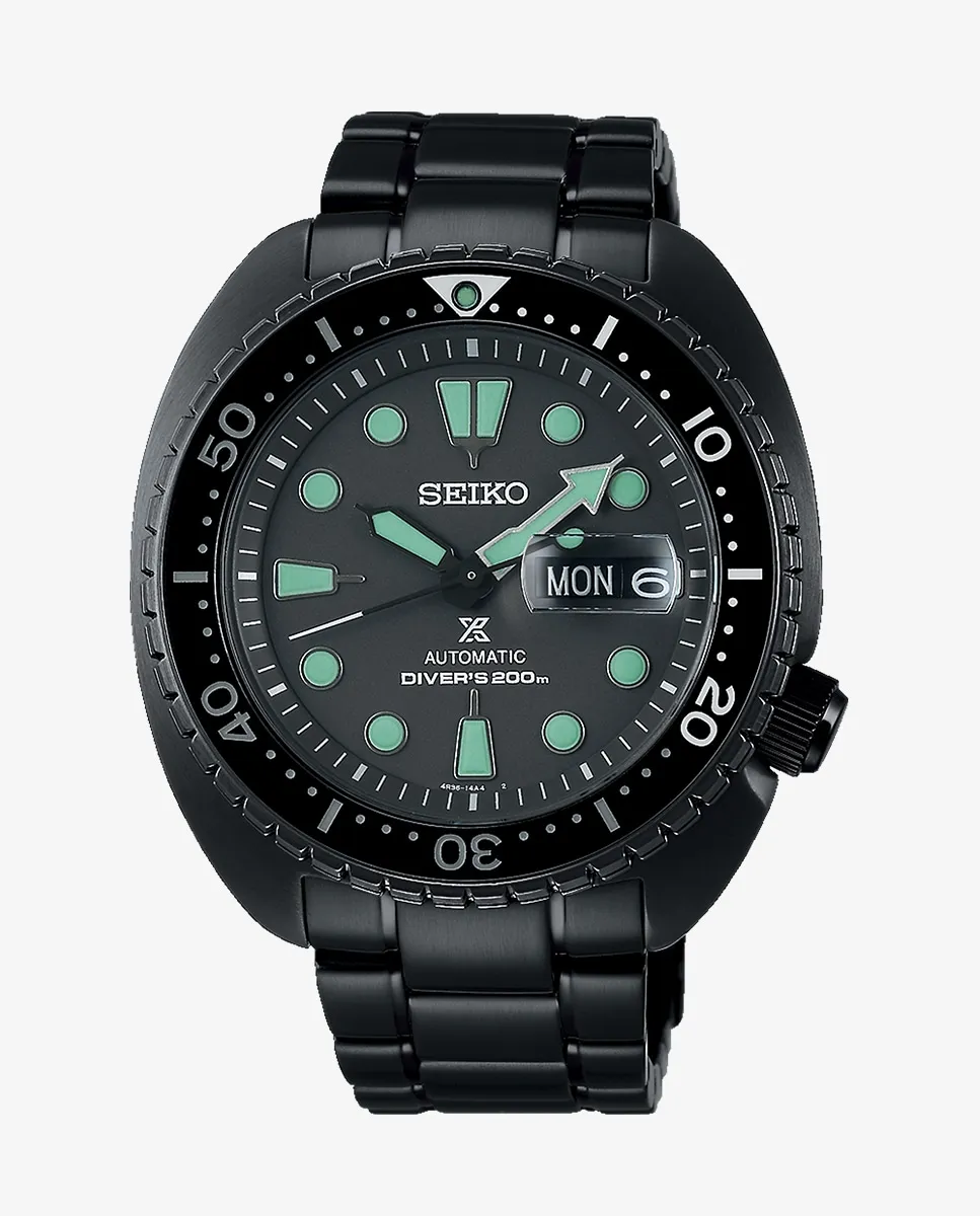 

Мужские часы Prospex SRPK43K1 из стали с черным ремешком Seiko, черный