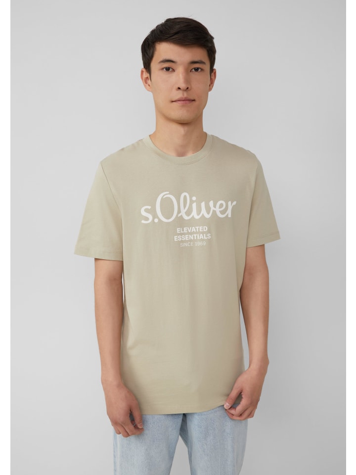 

Футболка s.Oliver, бежевый