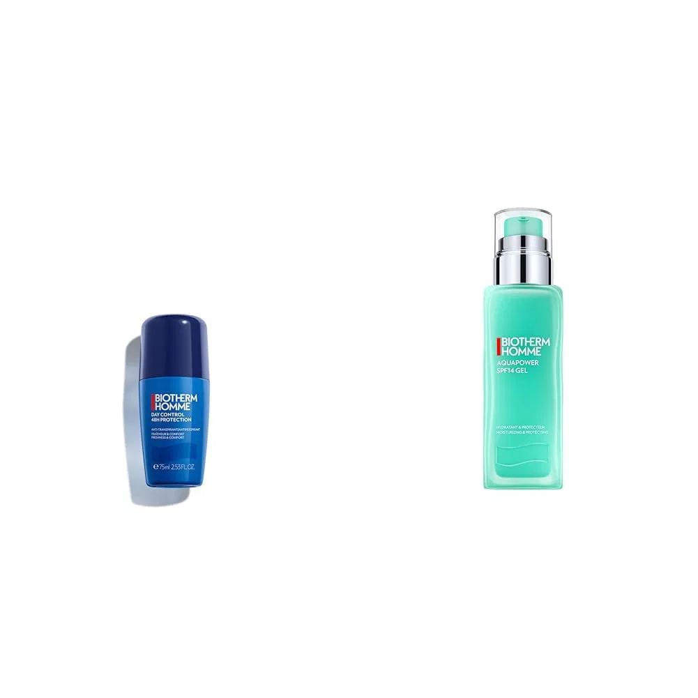 Набор: мужской дезодорант-ролик Day Control 48H и гель для лица Aquapower SPF14 от Biotherm Homme Biotherm