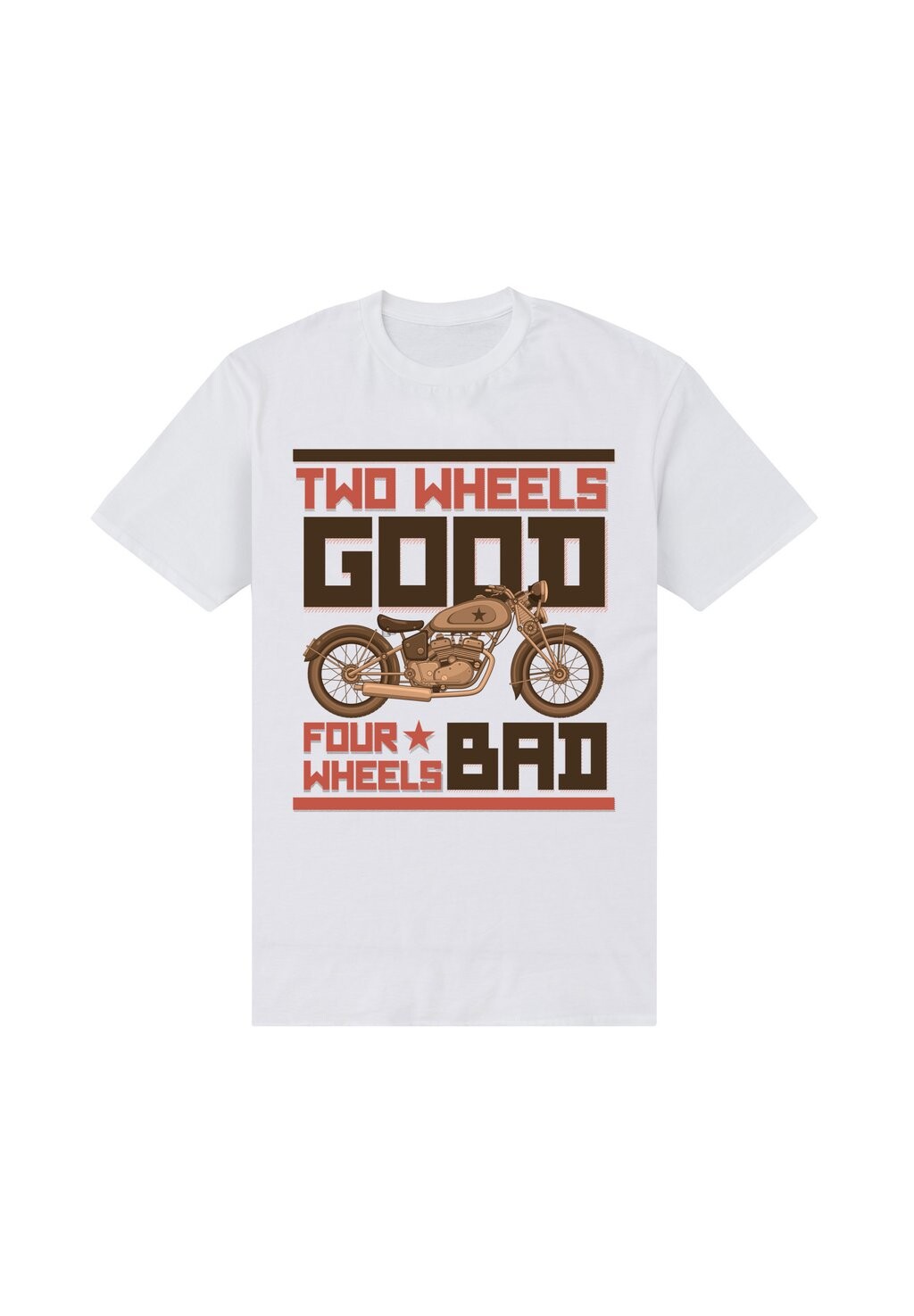 

Футболка с принтом TWO WHEELS GOOD Henry Tiger, белый