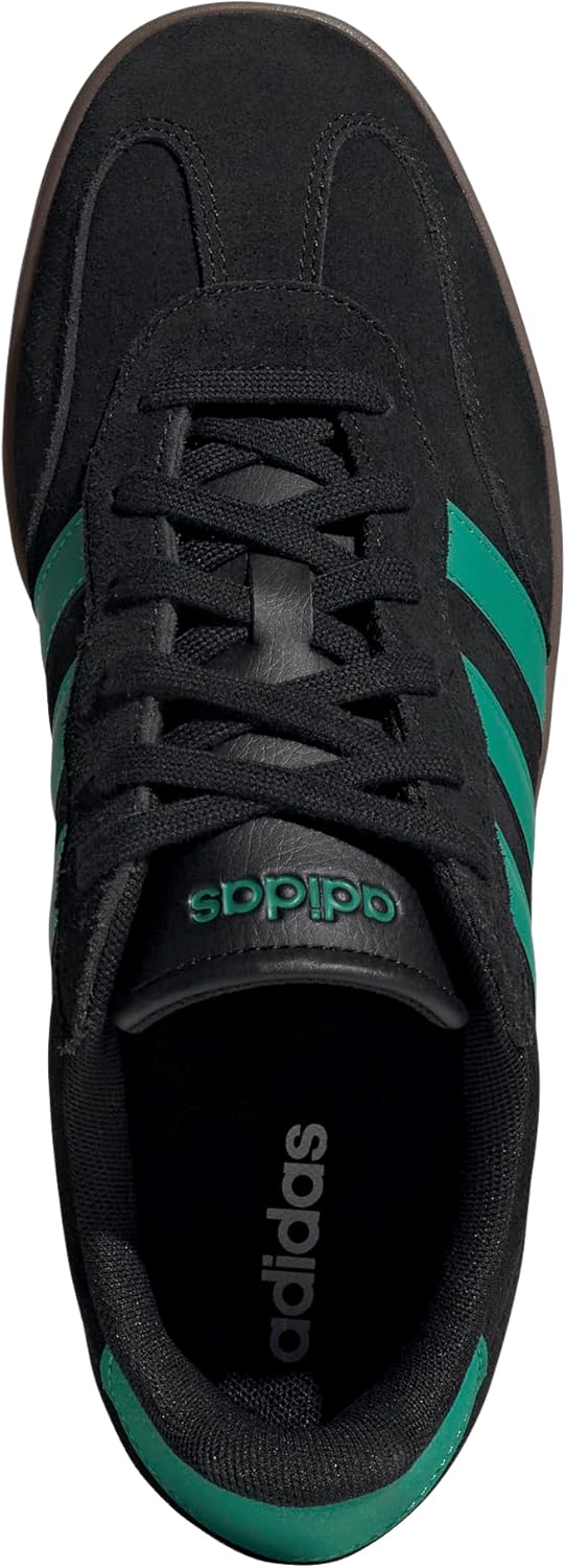 Мужские модные кроссовки Adidas Barreda, черный/зеленый — фото 3