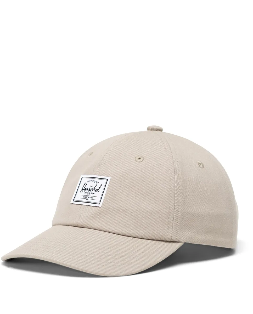 

Унисекс хлопковая кепка черного цвета Herschel, бежевый