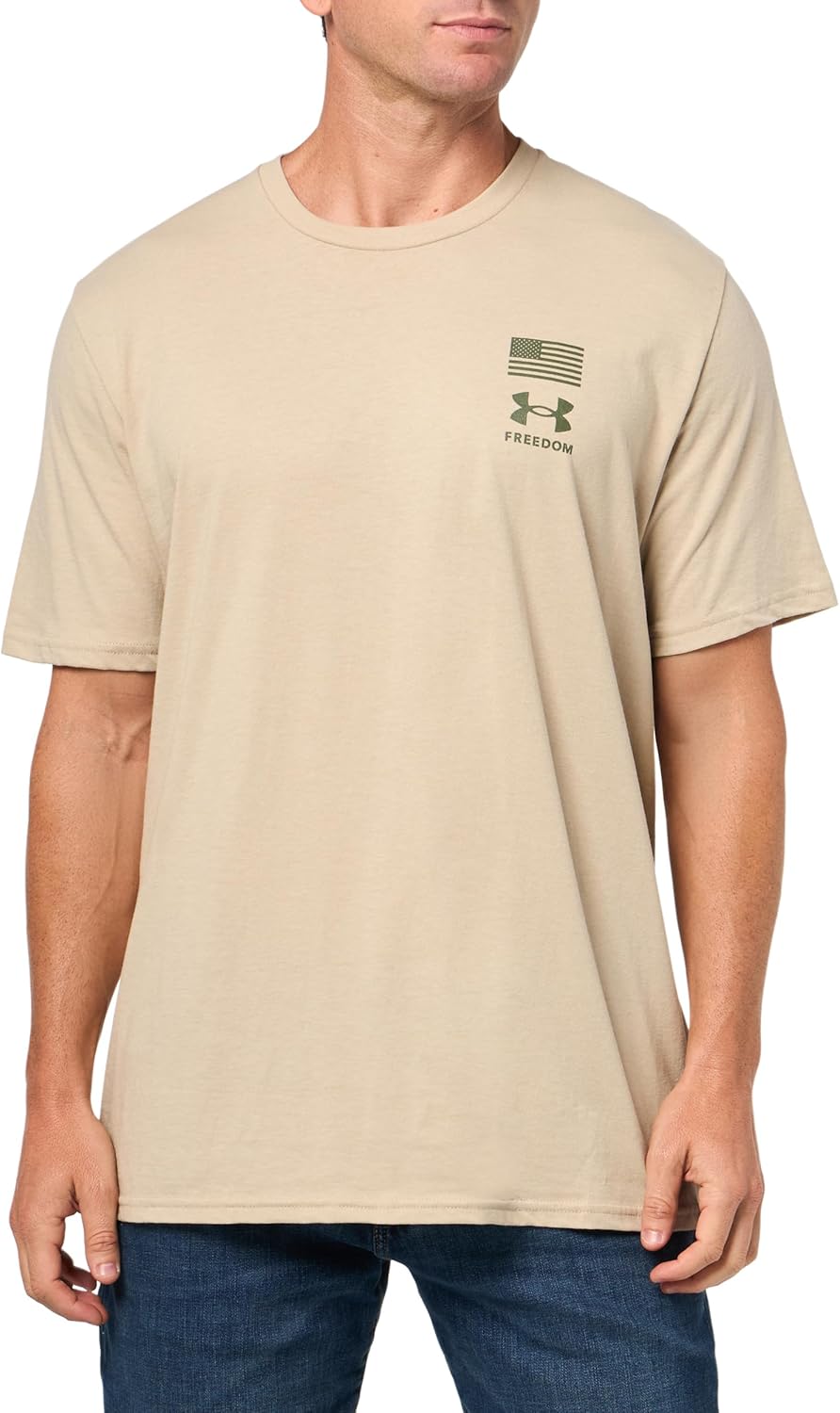 

Мужская футболка Under Armour с флагом свободы, (290) Desert Sand/Marine Od Green, Зеленый, Мужская футболка Under Armour с флагом свободы, (290) Desert Sand/Marine Od Green